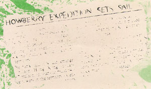 HOWBERRY EXPEDITION SETS SAIL